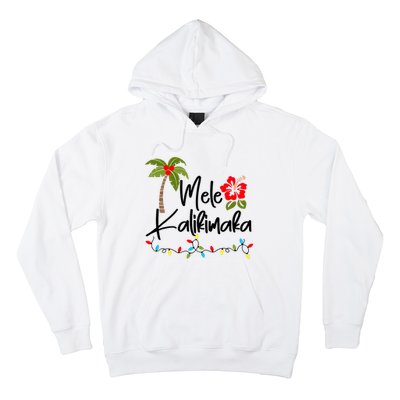 Mele Kalikimaka Tropical Christmas Hawaiian Xmas Hoodie