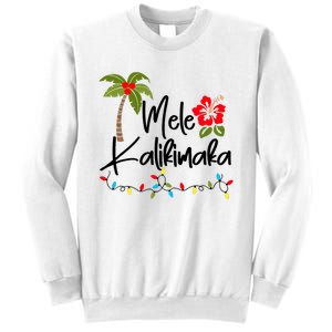 Mele Kalikimaka Tropical Christmas Hawaiian Xmas Sweatshirt