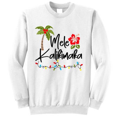 Mele Kalikimaka Tropical Christmas Hawaiian Xmas Sweatshirt