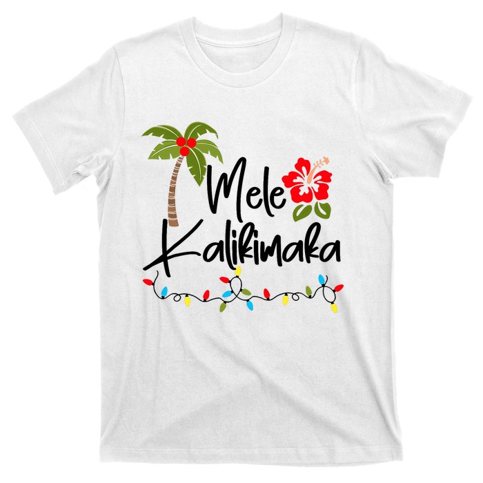 Mele Kalikimaka Tropical Christmas Hawaiian Xmas T-Shirt