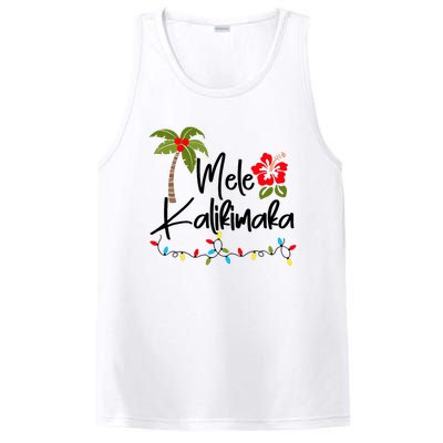 Mele Kalikimaka Tropical Christmas Hawaiian Xmas PosiCharge Competitor Tank