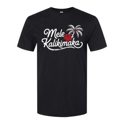 Mele Kalikimaka Tropical Christmas Hawaiian Xmas Design Softstyle CVC T-Shirt