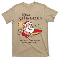 Mele Kalikimaka Tropical Christmas Hawaiian Santa Xmas T-Shirt