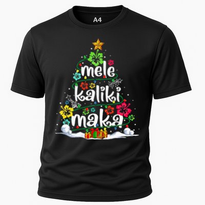 Mele Kalikimaka Tropical Christmas Hawaiian Santa Xmas Tree Performance Shirt