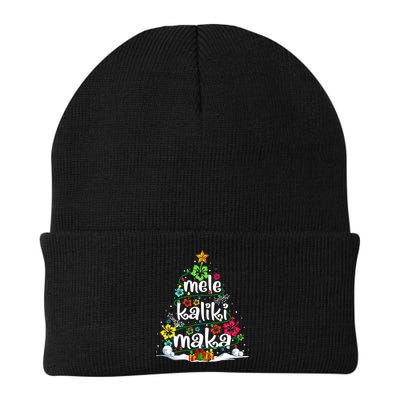 Mele Kalikimaka Tropical Christmas Hawaiian Santa Xmas Tree Beanie