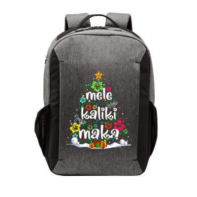 Mele Kalikimaka Tropical Christmas Hawaiian Santa Xmas Tree Vector Backpack