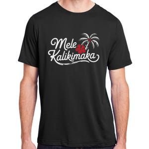 Mele Kalikimaka Tropical Christmas Hawaiian Xmas Adult ChromaSoft Performance T-Shirt