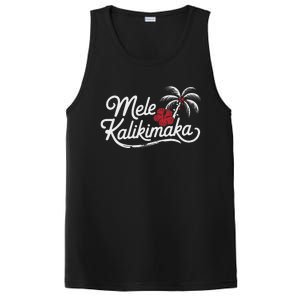 Mele Kalikimaka Tropical Christmas Hawaiian Xmas PosiCharge Competitor Tank