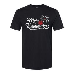 Mele Kalikimaka Tropical Christmas Hawaiian Xmas Softstyle CVC T-Shirt