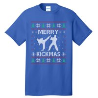 Merry Kickmas Taekwondo Christmas Ugly Sweater Xmas Funny Gift Tall T-Shirt