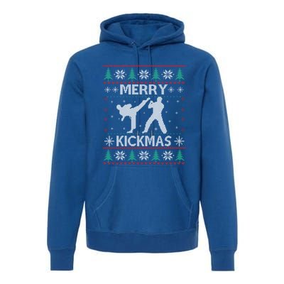 Merry Kickmas Taekwondo Christmas Ugly Sweater Xmas Funny Gift Premium Hoodie