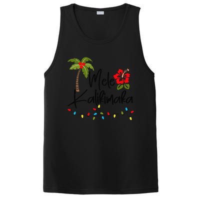 Mele Kalikimaka Tropical Christmas Hawaiian Xmas PosiCharge Competitor Tank