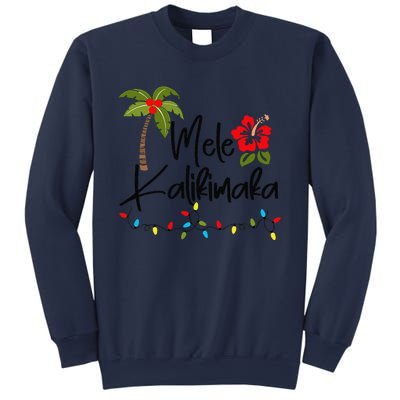 Mele Kalikimaka Tropical Christmas Hawaiian Xmas Sweatshirt