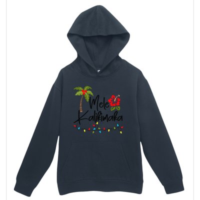 Mele Kalikimaka Tropical Christmas Hawaiian Xmas Urban Pullover Hoodie