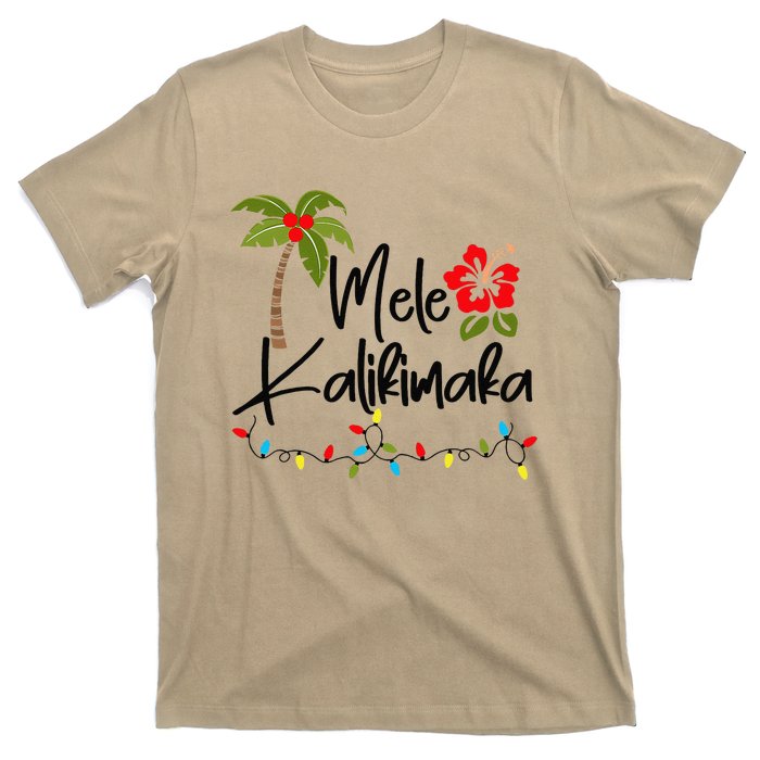 Mele Kalikimaka Tropical Christmas Hawaiian Xmas T-Shirt