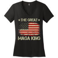 Maga King, The Great Maga King, Ultra Maga Women's V-Neck T-Shirt
