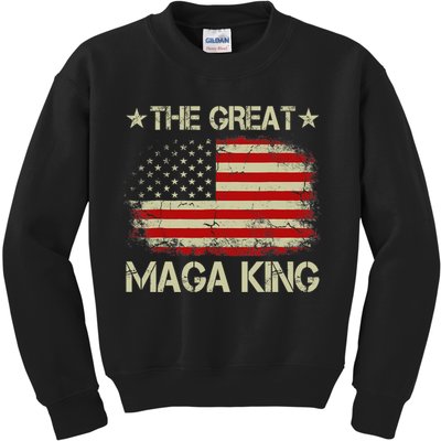 Maga King, The Great Maga King, Ultra Maga Kids Sweatshirt