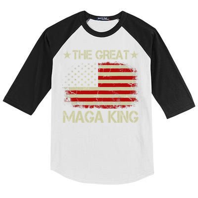 Maga King, The Great Maga King, Ultra Maga Kids Colorblock Raglan Jersey
