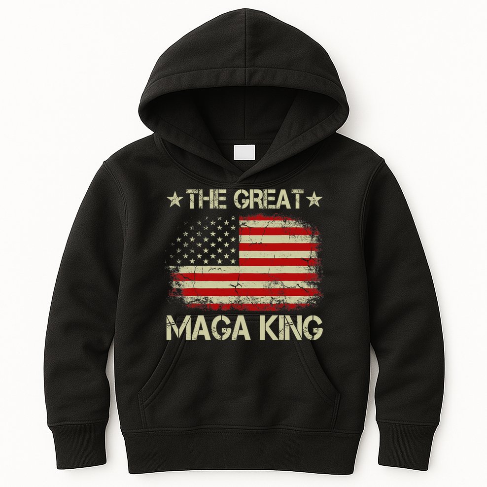 Maga King, The Great Maga King, Ultra Maga Kids Hoodie