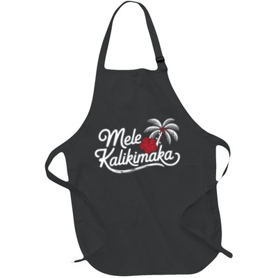 Mele Kalikimaka Tropical Christmas Hawaiian Xmas Apron