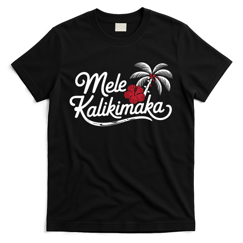 Mele Kalikimaka Tropical Christmas Hawaiian Xmas T-Shirt