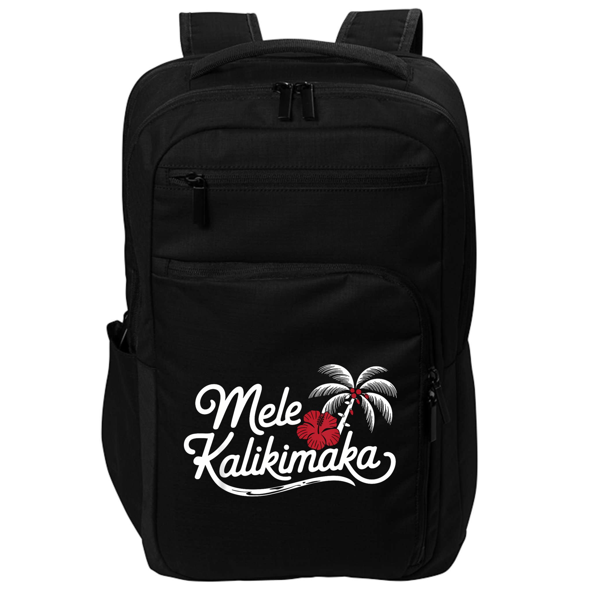 Mele Kalikimaka Tropical Christmas Hawaiian Xmas Impact Tech Backpack