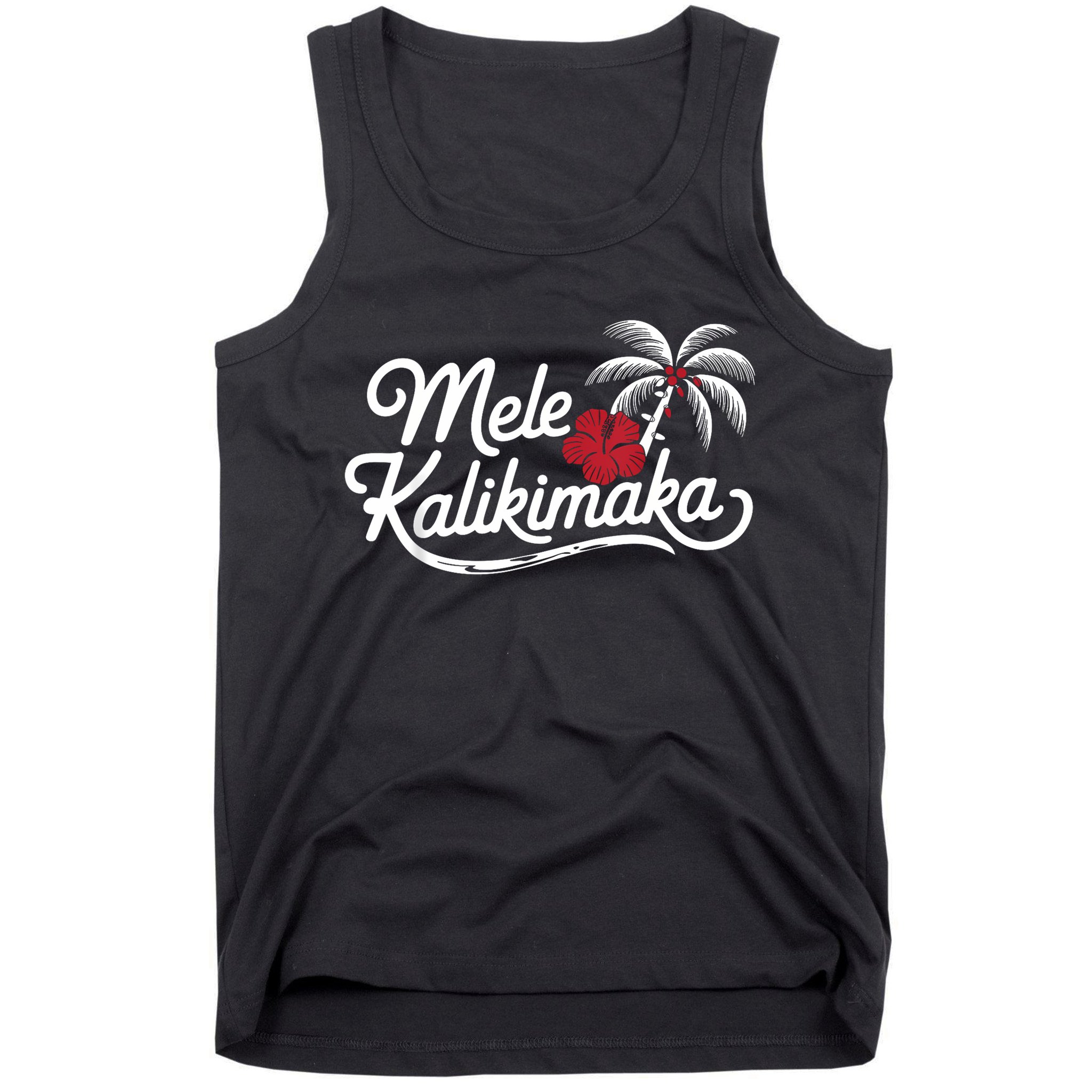 Mele Kalikimaka Tropical Christmas Hawaiian Xmas Tank Top