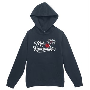 Mele Kalikimaka Tropical Christmas Hawaiian Xmas Urban Pullover Hoodie