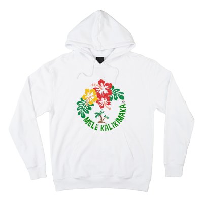 Mele Kalikimaka Tropical Christmas Hawaiian Xmas Hoodie