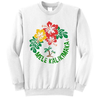 Mele Kalikimaka Tropical Christmas Hawaiian Xmas Sweatshirt