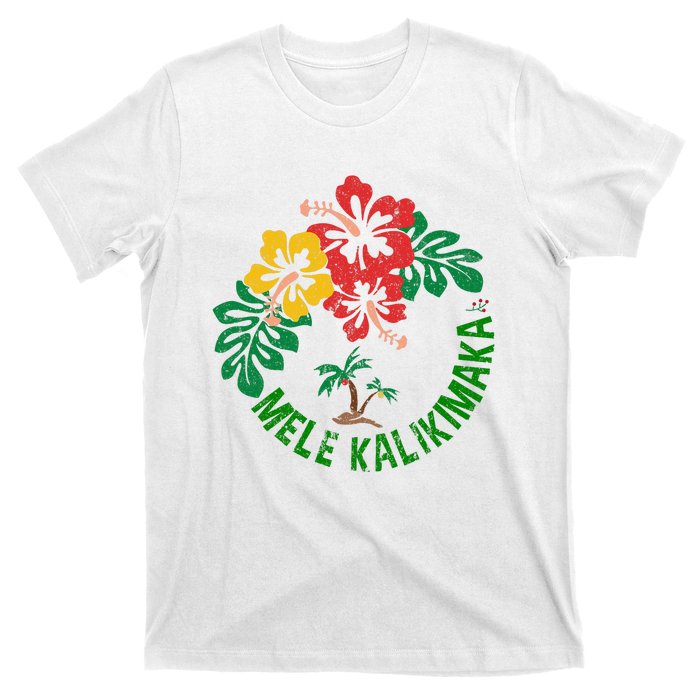 Mele Kalikimaka Tropical Christmas Hawaiian Xmas T-Shirt