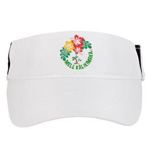 Mele Kalikimaka Tropical Christmas Hawaiian Xmas Adult Drive Performance Visor