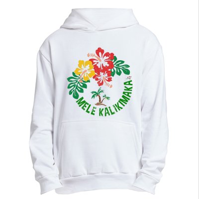 Mele Kalikimaka Tropical Christmas Hawaiian Xmas Urban Pullover Hoodie