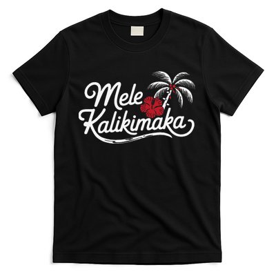 Mele Kalikimaka Tropical Christmas Hawaiian Xmas Gift T-Shirt