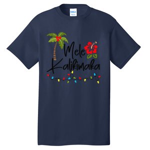 Mele Kalikimaka Tropical Christmas Hawaiian Xmas Gift Tall T-Shirt