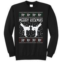 Merry Kickmas Ugly Christmas Karate Jiu Jitsu Martial Gift Sweatshirt