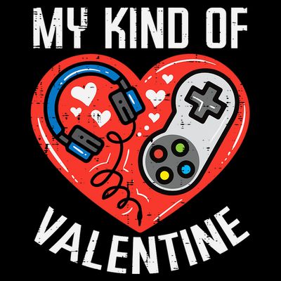 My Kind Valentine Gamer Valentines Day Gaming T-Shirt