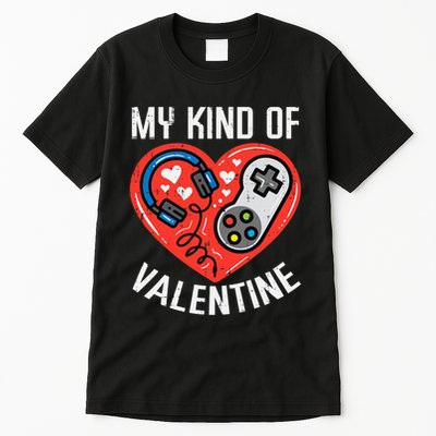 My Kind Valentine Gamer Valentines Day Gaming Tall T-Shirt