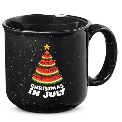 Mele Kalikimaka Water Melon Xmas Tree Christmas In July 15oz Campfire Ceramic Mug