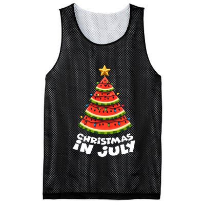 Mele Kalikimaka Water Melon Xmas Tree Christmas In July Mesh Reversible Basketball Jersey Tank