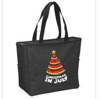 Mele Kalikimaka Water Melon Xmas Tree Christmas In July Zip Tote Bag