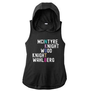 Mcintyre Knight Wood Knight Wahlberg Ladies PosiCharge Tri-Blend Wicking Draft Hoodie Tank