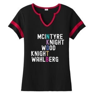 Mcintyre Knight Wood Knight Wahlberg Ladies Halftime Notch Neck Tee