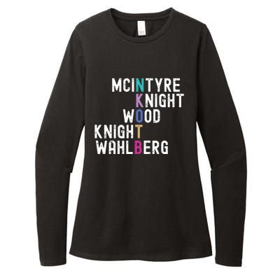 Mcintyre Knight Wood Knight Wahlberg Womens CVC Long Sleeve Shirt