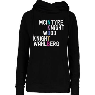 Mcintyre Knight Wood Knight Wahlberg Womens Funnel Neck Pullover Hood