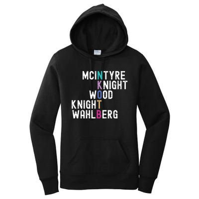 Mcintyre Knight Wood Knight Wahlberg Women's Pullover Hoodie