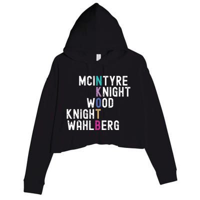 Mcintyre Knight Wood Knight Wahlberg Crop Fleece Hoodie