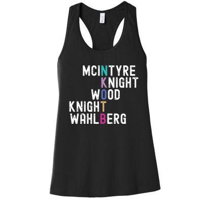 Mcintyre Knight Wood Knight Wahlberg Women's Racerback Tank