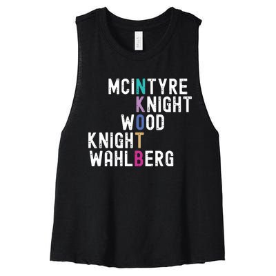 Mcintyre Knight Wood Knight Wahlberg Women's Racerback Cropped Tank