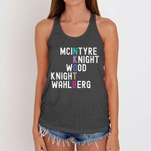 Mcintyre Knight Wood Knight Wahlberg Women's Knotted Racerback Tank